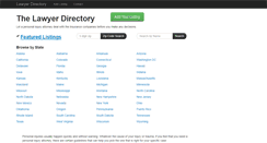 Desktop Screenshot of lawyer-directory.net