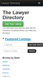 Mobile Screenshot of lawyer-directory.net
